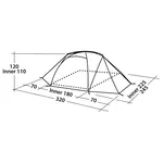Wymiary namiotu Easy Camp Equinox 300