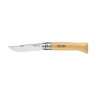 Opinel Inox N°10 Inox natural - rozkładany nóż ze stali nierdzewnej