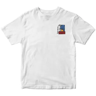 Koszulka zucha z haftowanym logo - dziecięca biała