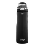 CONTIGO Ashland Chill - Black matt - termiczna butelka na wodę / bidon 590 ml