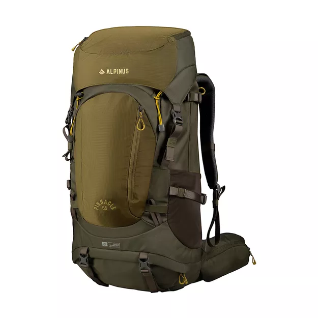 ALPINUS Pinnacle 65 - khaki - duży plecak turystyczny trekkingowy