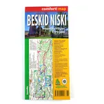 Mapa w skali 1:70 000 Beskid Niski