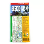 Mapa w skali 1:70 000 Beskid Niski