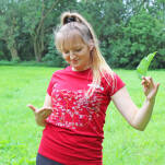 Koszulka Tatry Zachodnie czerwona damska