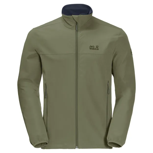 JACK WOLFSKIN Crestview Jacket - Light Moss - Softshell męski