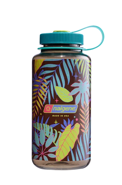 NALGENE Butelka turystyczna Wide Mouth 32 oz (1000ml) - Botanical Ferns
