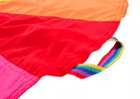 Akson chusta animacyjna 7 barw / płachta animacyjna i edukacyjna KLANZA - 3 m / 28 uchwytów - 4