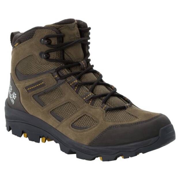 Jack Wolfskin Vojo Hike 3 Mid Texapore Khaki Phantom Buty Trekkingowe Dla Mezczyzn