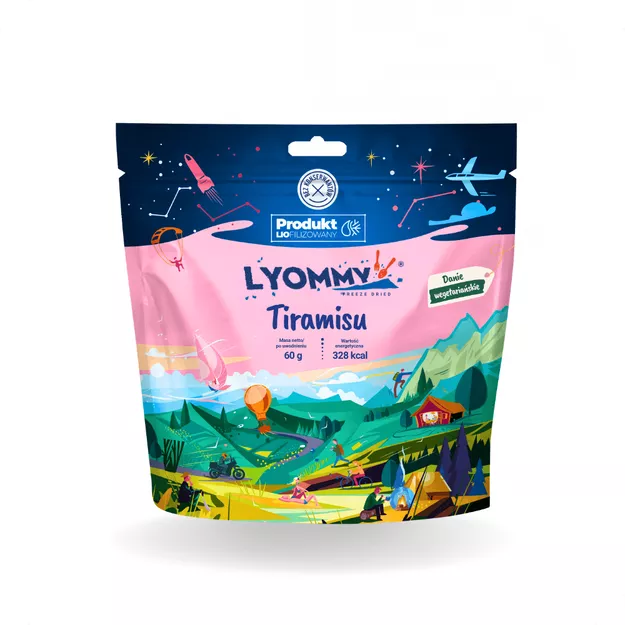 LYOMMY Tiramisu - 60 g - deser liofilizowany / liofilizat