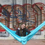 TICKET TO THE MOON Compact - Turquoise - klasyczny hamak turystyczny - 3