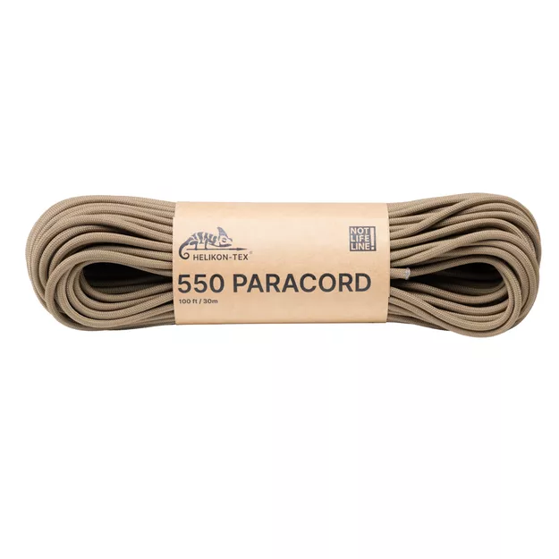 HELIKON-TEX Linka 550 Paracord (100ft) - Coyote