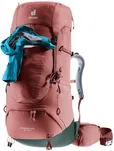 DEUTER Aircontact Lite 45+10 SL caspia-ivy - Damski plecak turystyczny lekki