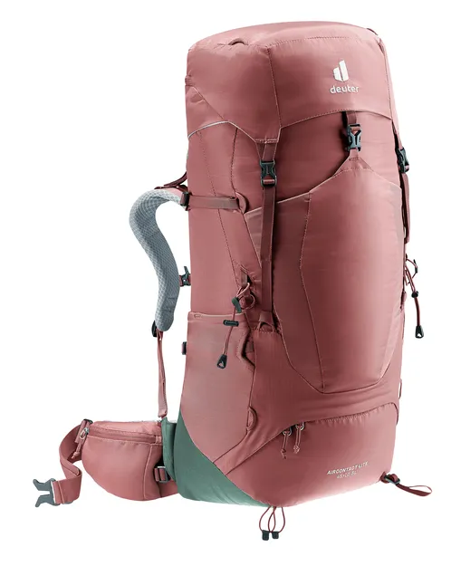 DEUTER Aircontact Lite 45+10 SL caspia-ivy - Damski plecak turystyczny lekki