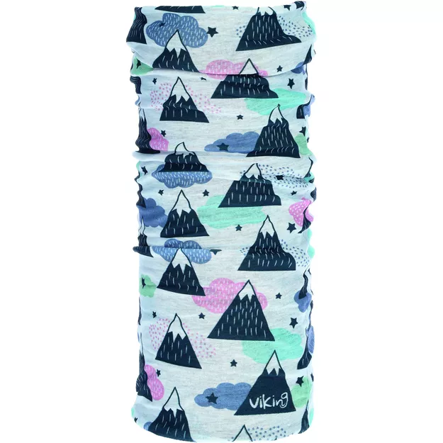 VIKING Chusta wielofunkcyjna dla dzieci - bandama - góry