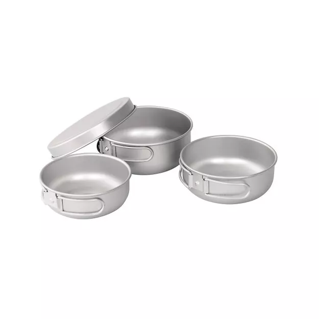 EASY CAMP Aluminiowy zestaw garnków turystycznych Adventure Ultra Light Cook Set