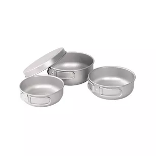 EASY CAMP Aluminiowy zestaw garnków turystycznych Adventure Ultra Light Cook Set