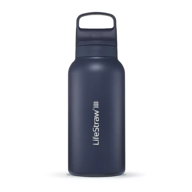 LIFESTRAW Go 2.0 - Butelka ze stali nierdzewnej z filtrem - 1000 ml - Aegean Sea