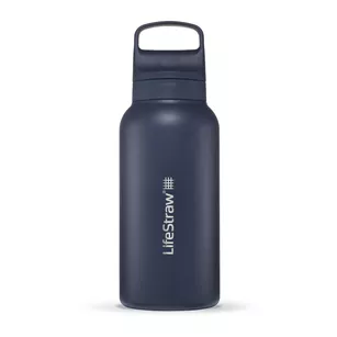 LIFESTRAW Go 2.0 - Butelka ze stali nierdzewnej z filtrem - 1000 ml - Aegean Sea