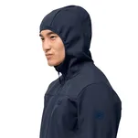 JACK WOLFSKIN Northern Point Men - night blue - Wiatroszczelna kurtka softshell