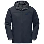 JACK WOLFSKIN Northern Point Men - night blue - Wiatroszczelna kurtka softshell