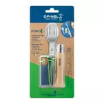 OPINEL Nomad Picnic + Opinel 08 - zestaw sztućców do noża opinel + Opinel 08 - 5