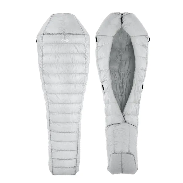 LESOVIK HEX 400 Snowy White (195 cm) - topquilt kołdra do hamaka z puchem gęsim
