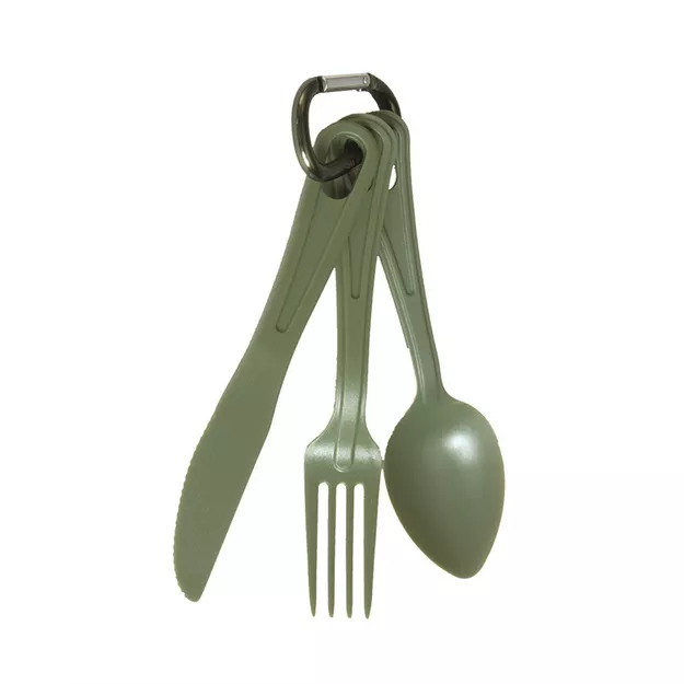 MIL-TEC Niezbędnik z poliwęglanu – 3-częściowy - oliwkowy