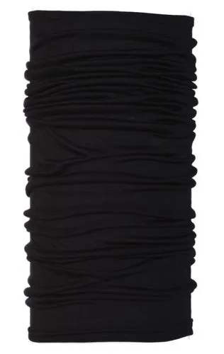 Buff Lightweight Merino Wool Solid Black