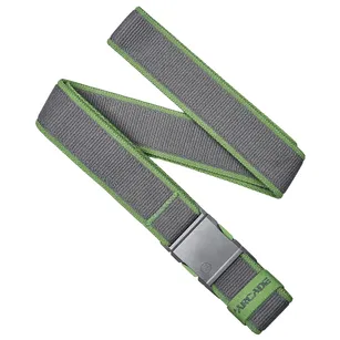 ARCADE Carto Slim Belt (3,2 cm) - Charcoal/Dill - Pasek elastyczny pasek do spodni