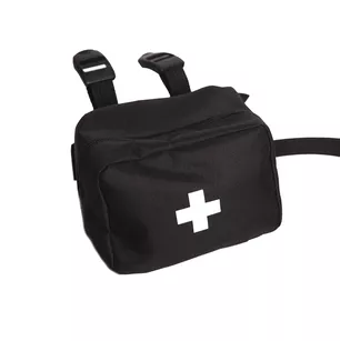 MEDAID 320 - Apteczka turystyczna / apteczka harcerska - z wyposażeniem - czarna