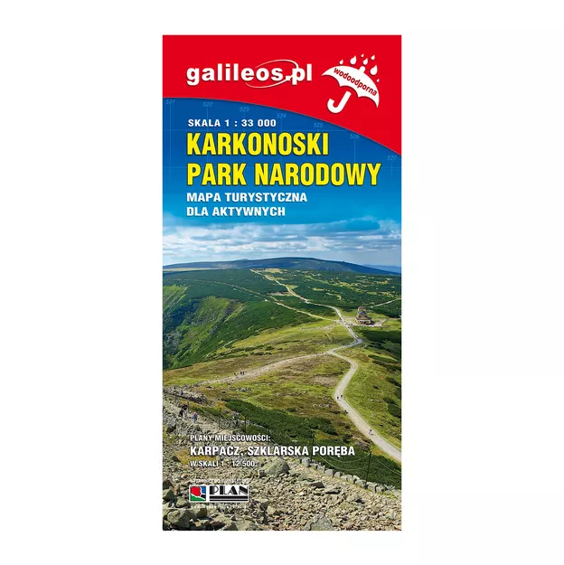 GALILEOS Mapa turystyczna - Karkonoski Park Narodowy - laminowana
