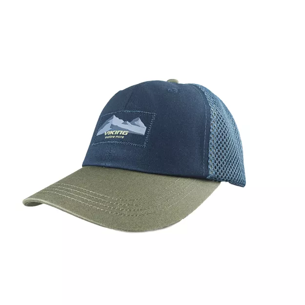VIKING Czapka z daszkiem Evenes - granatowo-oliwkowa
