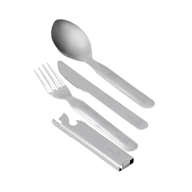 EASY CAMP Zestaw sztućców turystycznych turystycznych Travel Cutlery Deluxe