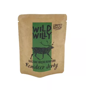 WILD WILLY Beef Reindeer Classic 30 g - suszone mięso renifera