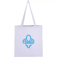 Torba bawełniana z logo ZHP - biała