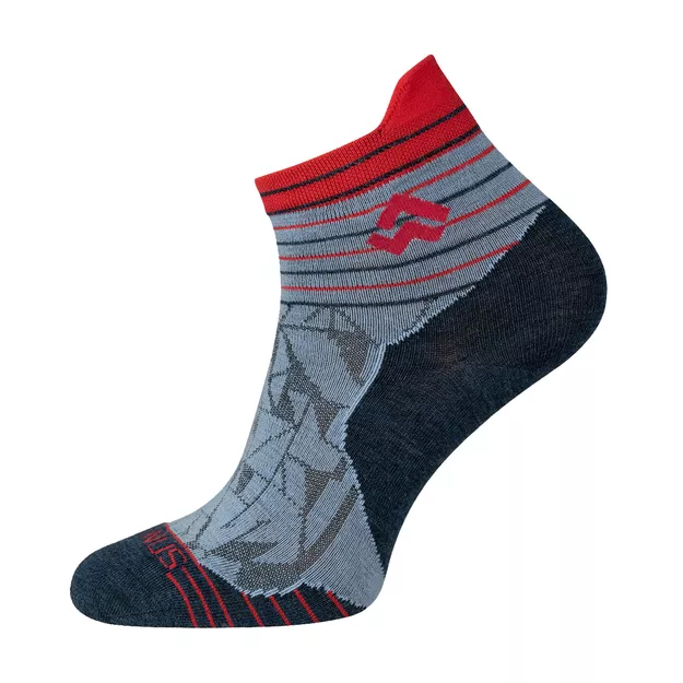 ALPINUS Skarpety z wełną merino - Kuldiga Low - niebieskie
