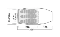 ROBENS Pioneer 3EX - trekkingowy namiot trzyosobowy