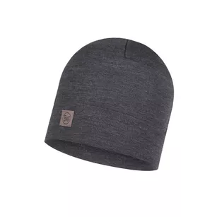 BUFF Czapka Merino Heavyweight Beanie - Solid Grey