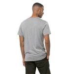 JACK WOLFSKIN Atlantic Ocean T Men - slate grey - męska koszulka z printem