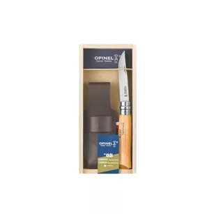 OPINEL Zestaw nóż turystyczny N°08 Carbon + etui