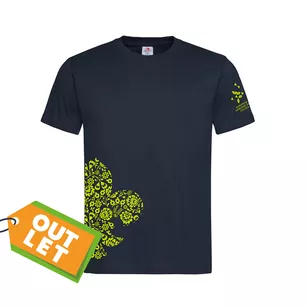 OUTLET European Jamboree 2020- lilijka łowicka - koszulka męska - granatowa