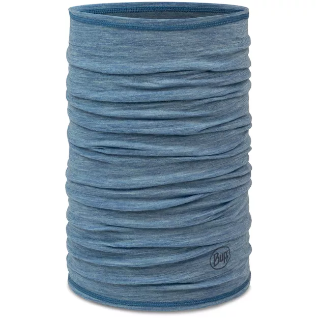 BUFF Lightweight Merino Wool - Solid Lake Blue - Chusta wełniana / komin