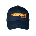 FUNDACJA SZERPOWIE NADZIEI Czapka z haftem 3D - granatowy/pomarańczowy - 2