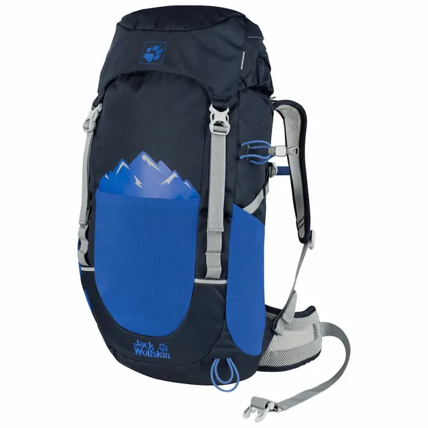 JACK WOLFSKIN Pioneer 22 Pack night blue - Plecak dziecięcy na wyprawy 