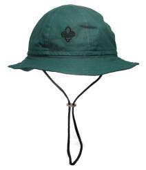 Ciemnozielony kapelusz zuchowy z logo ZHP