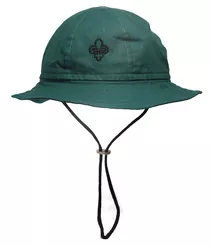 Ciemnozielony kapelusz zuchowy z logo ZHP