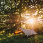 LESOVIK Zmora - Crocodile Green - ultralekki tarp, płachta biwakowa - 5