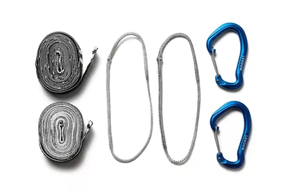 LESOVIK Sneka - zawieszenie do hamaków - linki, taśmy, karabinki