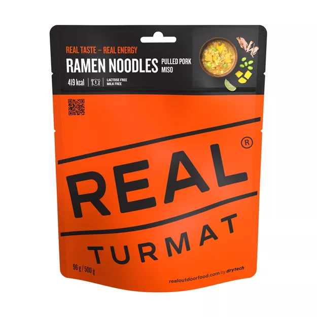 REAL TURMAT Ramen Miso z makaronem - danie liofilizowane - 500 g