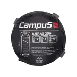 CAMPUS Kjerag 250 - czarny szary - śpiwór turystyczny mumia